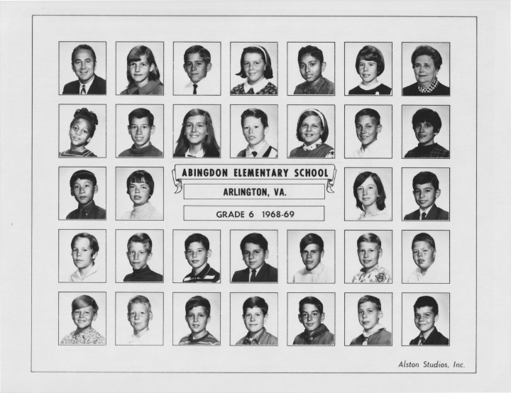 A page from the 1968-1969 Abingdon Elementary School yearbook. Courtesy of Abingdon Elementary.