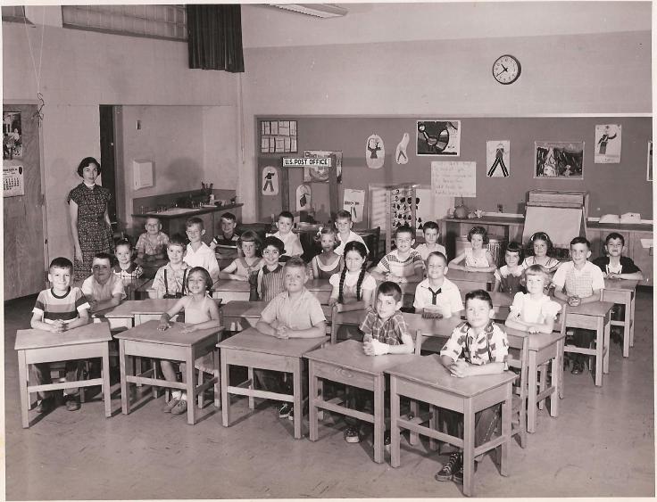 Ms. Hefner’s 2nd grade class, 1953-1954.