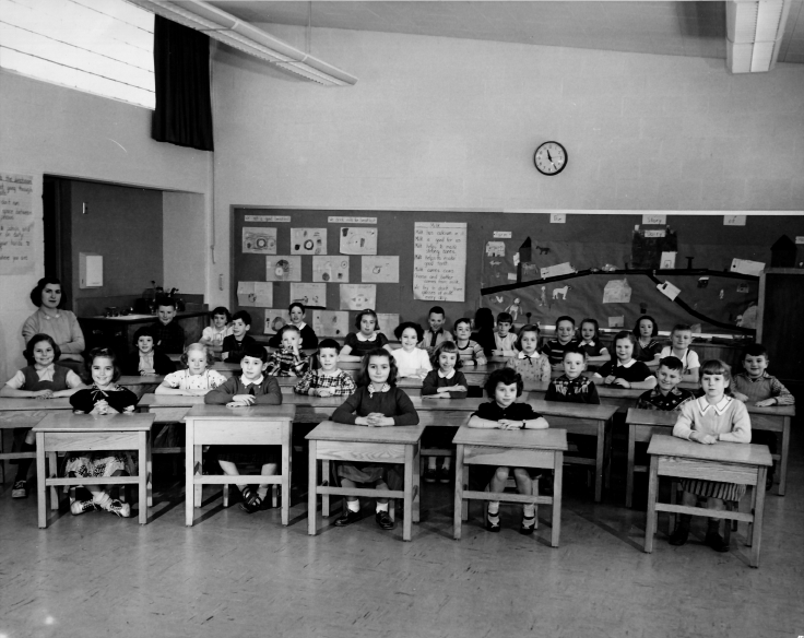 Ms. Gleason’s 2nd grade class, 1954-1955.