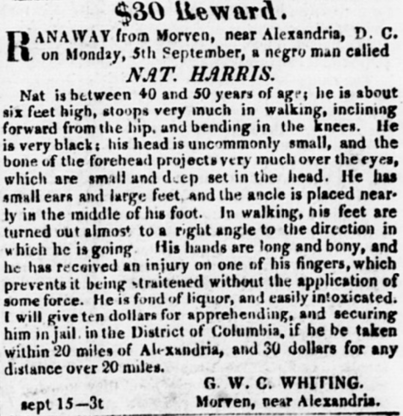 From the September 26, 1831 edition of the Phenix Gazette.